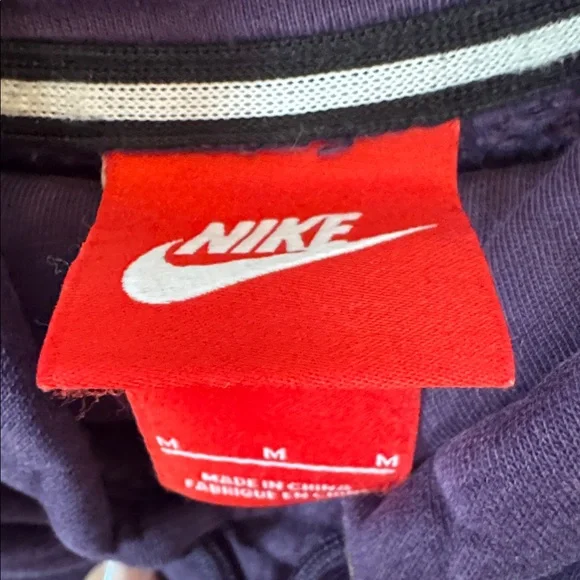 Nike Women's Dark Purple Pullover Hoodie - Picture 2 of 8